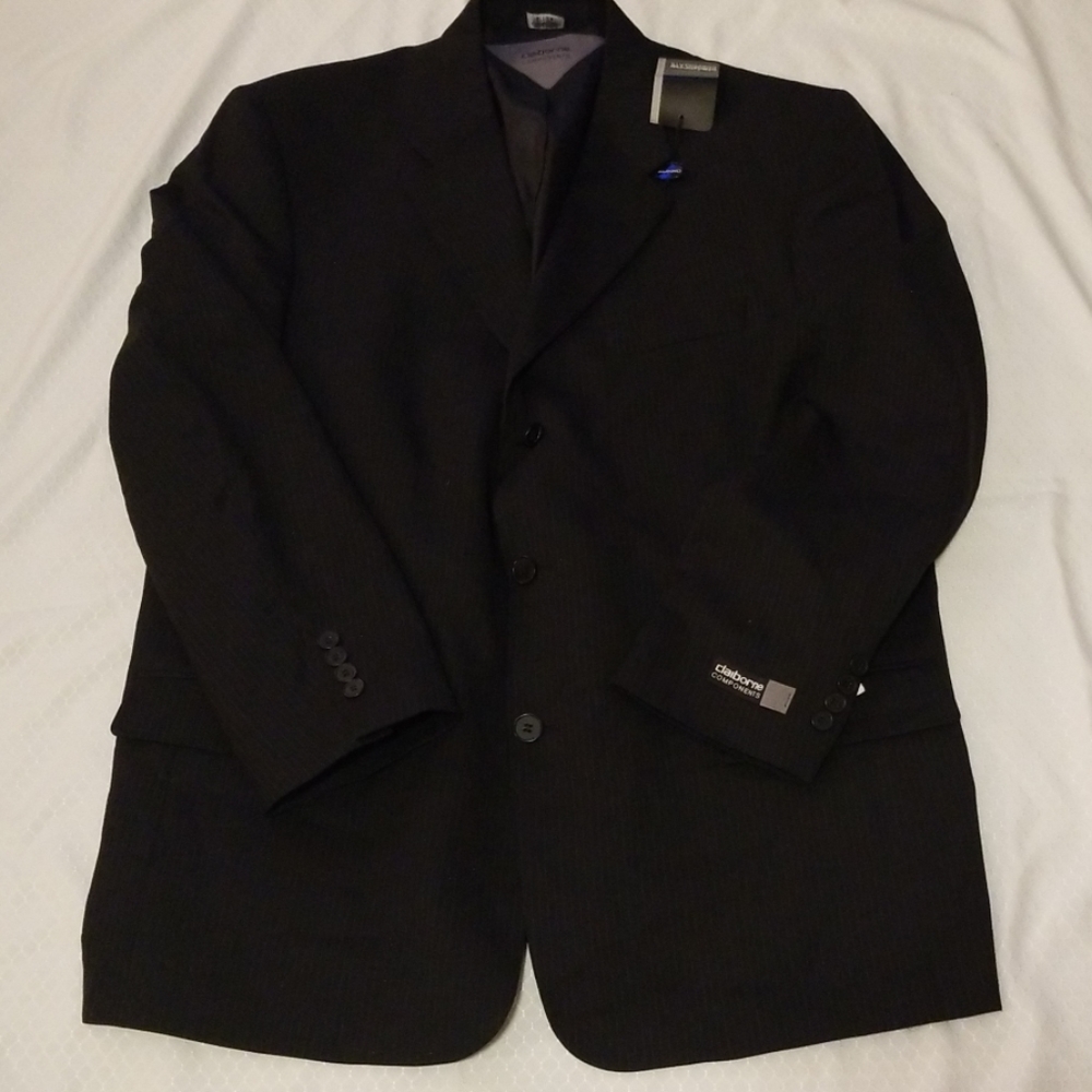 Mens blazer claiborne components 100% worsted wool